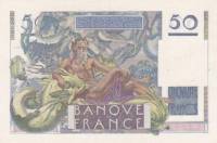 (№1951P-127c.2) Банкнота Франция 1951 год "50 Francs" (Подписи: Cormier  Gargam)