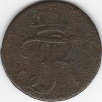() Монета Германия (Пруссия) 1750 год   ""   Серебрение  VF