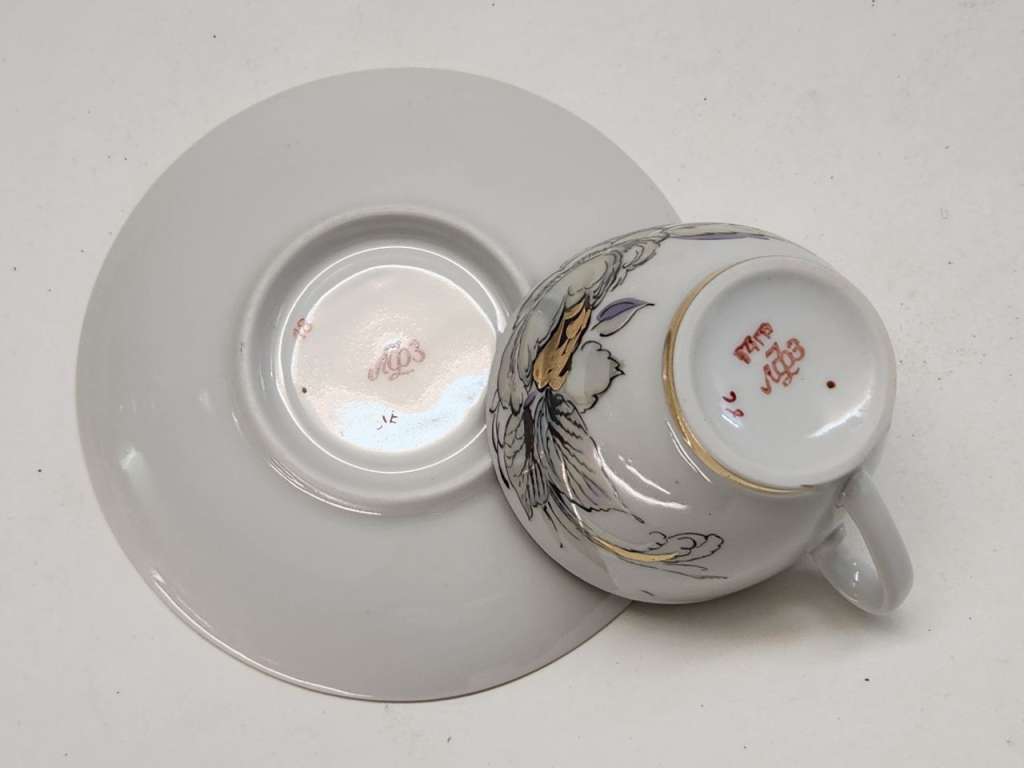 Кофейная пара ЛФЗ жемчужная