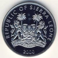 () Монета Сьерра-Леоне 2000 год 1  ""   Медь-Никель  UNC