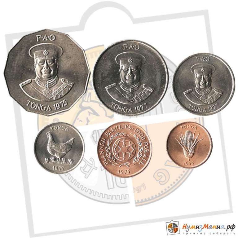 () Монета Тонга 1975 год &quot;&quot;   UNC