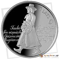 () Монета Латвия 2008 год   ""     UNC