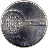 (№2004km757) Монета Португалия 2004 год 8 Euro (усилитель)