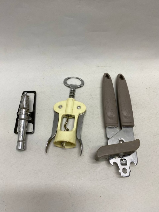 Открывашка, штопор 3 предмета