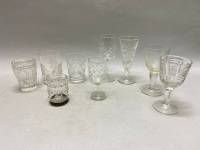 Рюмки стопки хрусталь 9 шт