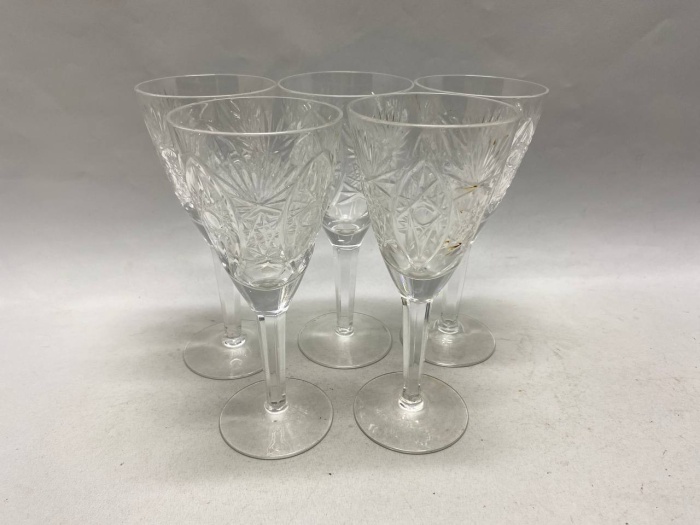 Фужеры для шампанского хрусталь СССР, 5 шт