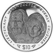 () Монета Либерия 1996 год 10 долларов ""   AU