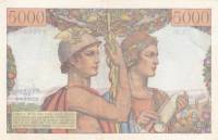 (№1949P-131a.2) Банкнота Франция 1949 год "5,000 Francs" (Подписи: J)