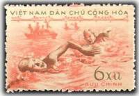 (№1959-017) Марка из набора Вьетнам 1959 год "Спорт" ( III Θ )