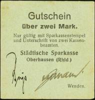 (№1914) Банкнота Германия 1914 год "2 Mark"