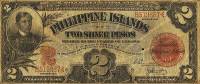 (,) Банкнота Филиппины 1906 год 2 песо    UNC