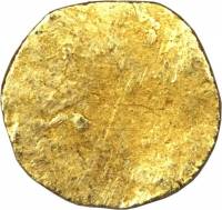 (№1650km91 Koshu) Монета Япония 1650 год frac12; Shu (КОСЮ Шу-Нака Кин, половина Шу золота)