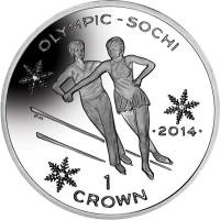 () Монета Остров Мэн 2014 год 1 крона ""   AU