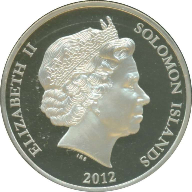 (2012) Монета Соломоновы Острова 2012 год 5 долларов &quot;Екатерина II&quot;  Серебро Ag 925 Серебро Ag 925  