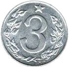 (№1962km52) Монета Чехословакия 1962 год 3 Haleacute;řů