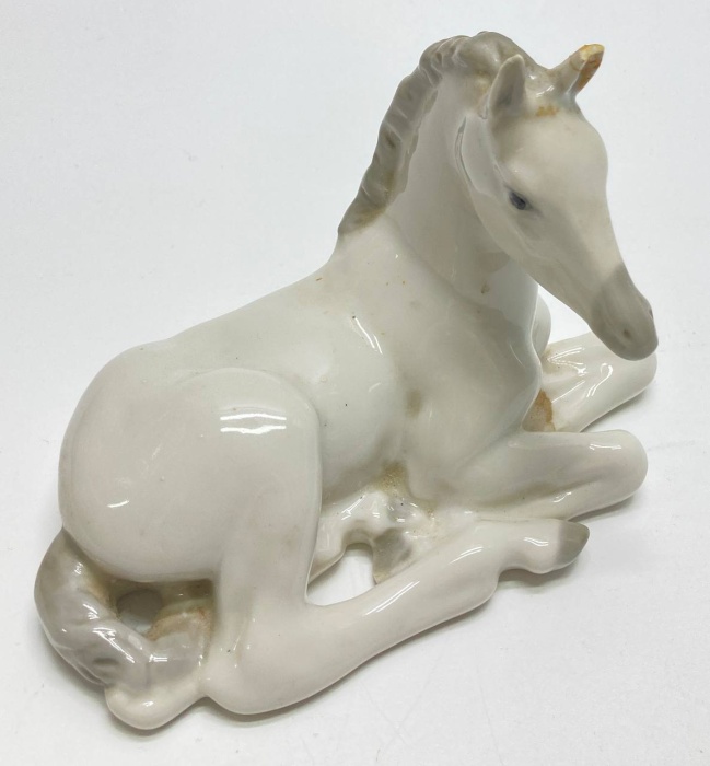 Статуэтка жеребёнок, ЛФЗ (отколото ухо)