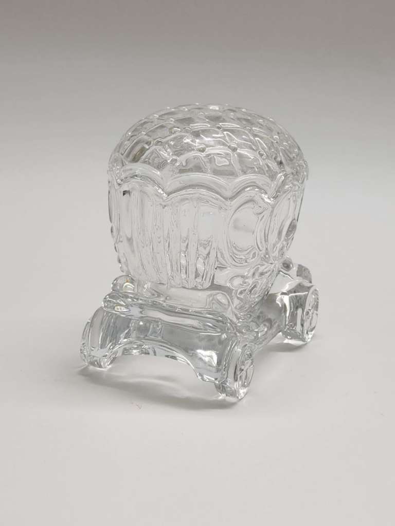 Шкатулка хрустальная карета Золушки высота 8 см