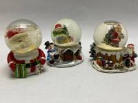Сувенир снежный шар 3 шт