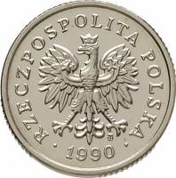 () Монета Польша 1990 год 5  ""    AU