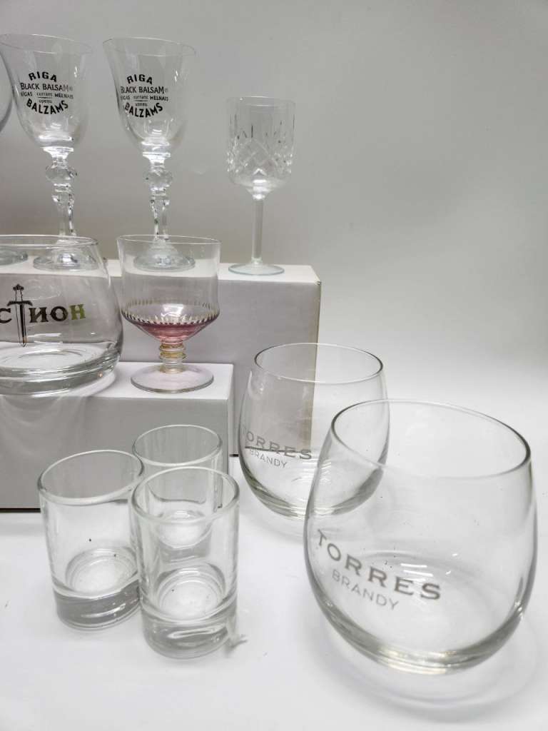Рюмки Бокал Стопки Стаканы (18 предметов)