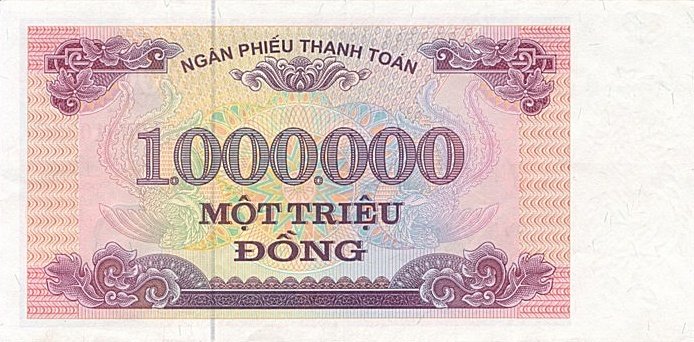 (№2002P-114) Банкнота Вьетнам 2002 год &quot;1,000,000 Đồng&quot;
