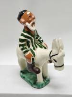 Статуэтка Хаджа Насреддин на осле Узбекистан высота 11 см