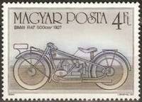 (1985-072) Марка Венгрия "BMW R47, 1927"    100-летие мотоцикла III Θ