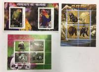 --  Набор блоков Бенин 3 шт.  Гашёные , III Θ