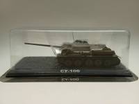 Наши танки Modimio модель СУ 100 в коробке-блистере без журнала 1:43