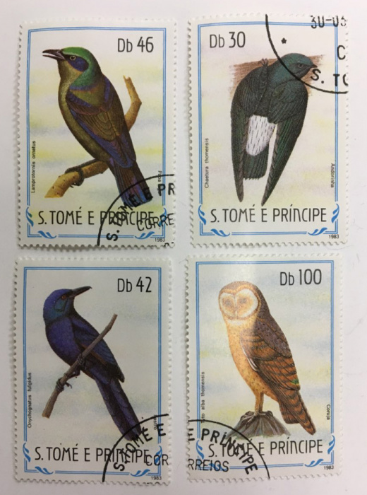 (--) Набор марок Сан-Томе &quot;4 шт.&quot;  Гашёные  , III Θ