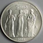 () Монета Сан-Марино 2003 год 5 евро ""   AU