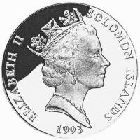 () Монета Соломоновы Острова 1993 год 10  ""    AU