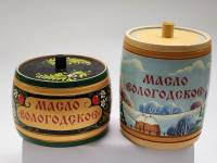 Банки для хранения шкатулки 2 штуки дерево масло вологодское ручная роспись