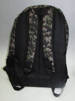 Рюкзак молодёжный "Милитари", 1 отдел, 1 наружный и 2 боковых кармана, чёрно-зелёный