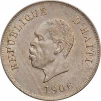 (№1906km54) Монета Гаити 1906 год 10 Centimes