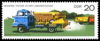 (1977-041) Марка Германия (ГДР) "Сеялка"    Сельское хозяйство III O
