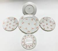 Тарелка столовая + 3 тарелки десертные + блюдце, ЛФЗ