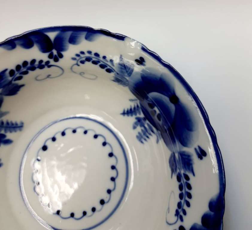 Набор изделий "Гжель" с дефектами, 4 предмета