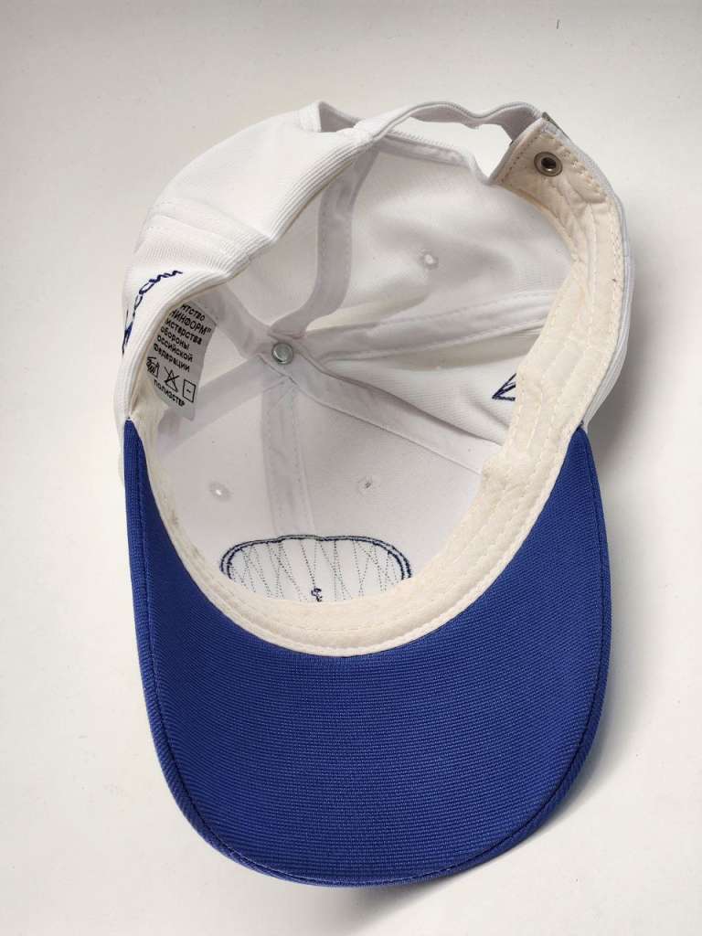 Бейсболка Главный военно-морской парад России белая