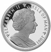 () Монета Остров Мэн 2001 год 1 крона ""   AU