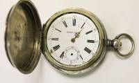 Часы карманные Gordon Watch, серебро 84, Англия, сер. 19 века, на реставрацию