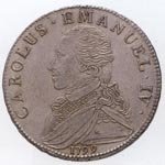 (№1797c84 (Карло Эмануэле И.)) Монета Италия 1797 год frac12; Scudo (Карло Эмануэле И.)