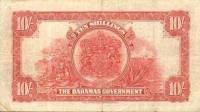 (№P-6) Банкнота Багамские острова 1930 год 10 Shillings "Багамский шиллинг"