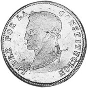 (№1853km123.1) Монета Боливия 1853 год 4 Soles (Без значение)