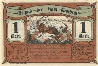 (№1921) Банкнота Германия 1921 год "1 Mark"