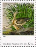 (№1998-3011) Марка США 1998 год "Longbilled Кроншнепа americanus Одубон ", Гашеная
