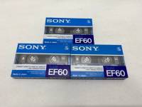 Кассета магнитофонная SONY EF60 Super 3 шт