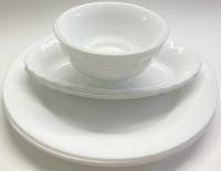 Набор посуды стеклокерамика 7предметов.Таралка столовая, блюдо овальное, салатник + пиала