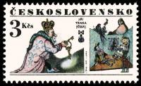 (1977-042) Марка Чехословакия "И. Трнка" ,  III Θ