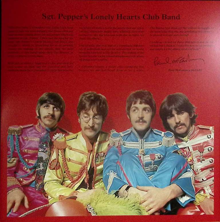 Пластинка виниловая &quot;Beatles. Sgt. Pepper`s Lonely Hearts Club Band&quot; EMI 300 мм. (Сост. отл.)